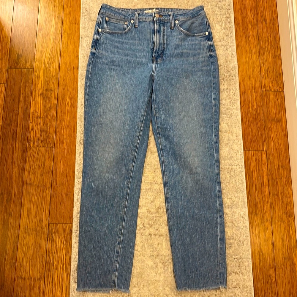 Madewell, The Curvy Perfect Vintage Jean, Frayed Hem, 30T